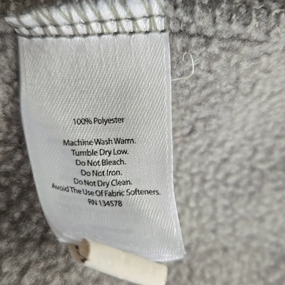 Vineyard Vines Men’s XXL Gray Navy Fleece Quarter Snap Pullover Sweater